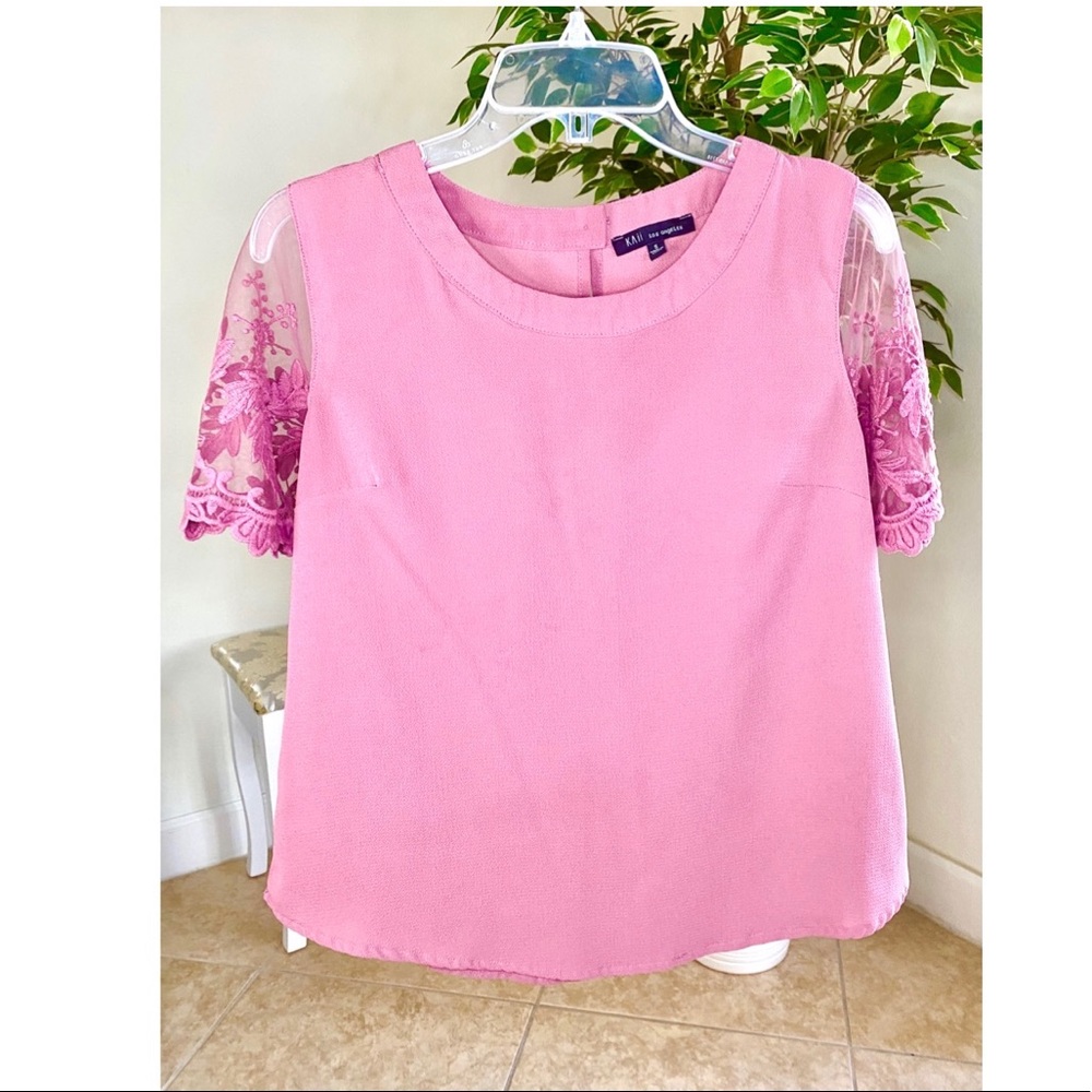 Pink Blouse, Size S, Pre-owned but good conditions